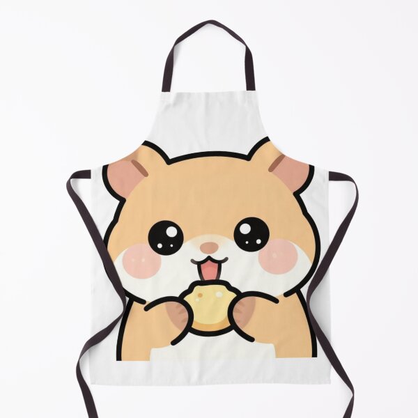 Item preview, Kawaii Hungry Hamster| Adorable Little Hamster Snack Time Sticker & Gift Design designed and sold by Rood-Art-Studio.
