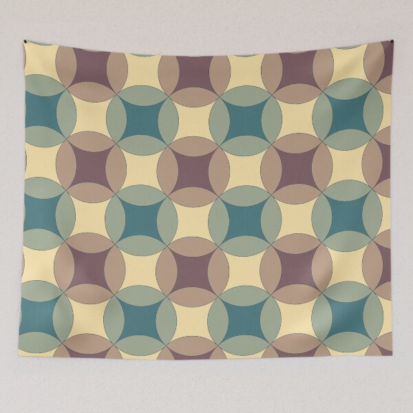 Item preview, Retro Geometric Circle Pattern designed and sold by The Blue Crane Co..