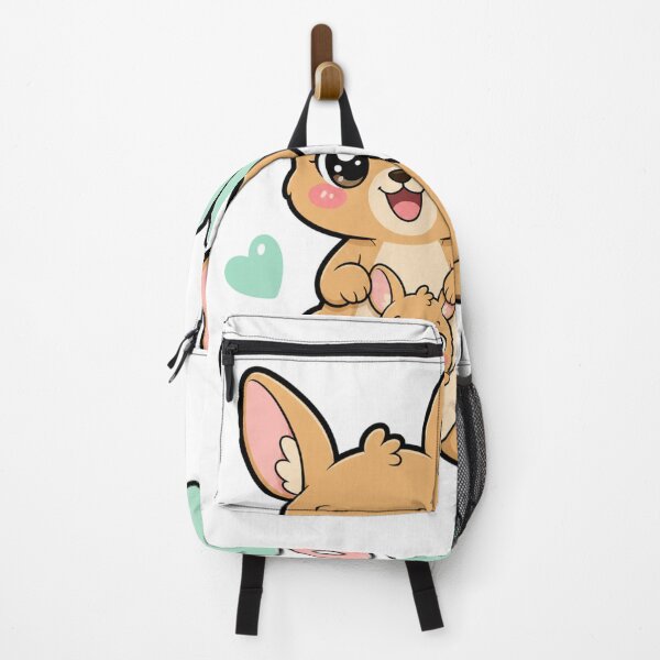 Item preview, Hop To It Cute Kawaii Kangaroo with Baby designed and sold by BoosterShop.