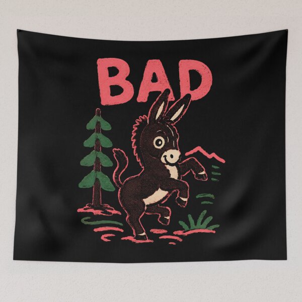 Item preview, Bad Ass Donkey Retro Animal Humor designed and sold by Victor Shadehorn.