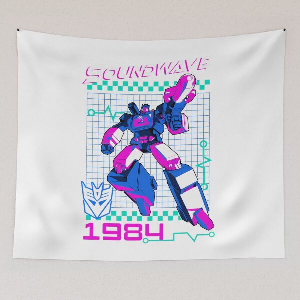 Item preview, Transformers Soundwave 1984 Retro Grid t tt  designed and sold by sithudesign.