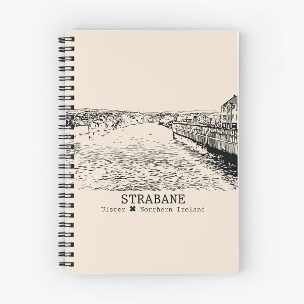 Item preview, Strabane NI - Vintage Ink Cityscape designed and sold by Lakeric.