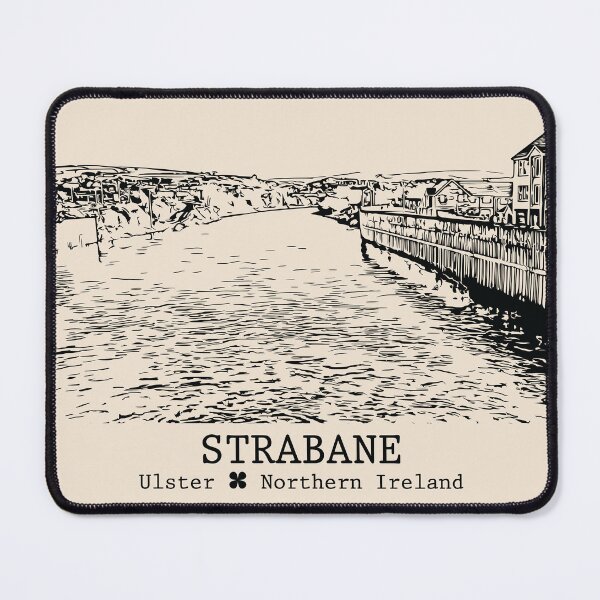 Item preview, Strabane NI - Vintage Ink Cityscape designed and sold by Lakeric.