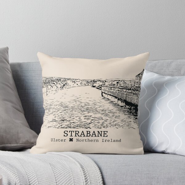 Item preview, Strabane NI - Vintage Ink Cityscape designed and sold by Lakeric.
