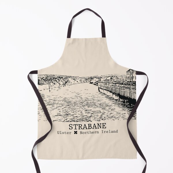 Item preview, Strabane NI - Vintage Ink Cityscape designed and sold by Lakeric.