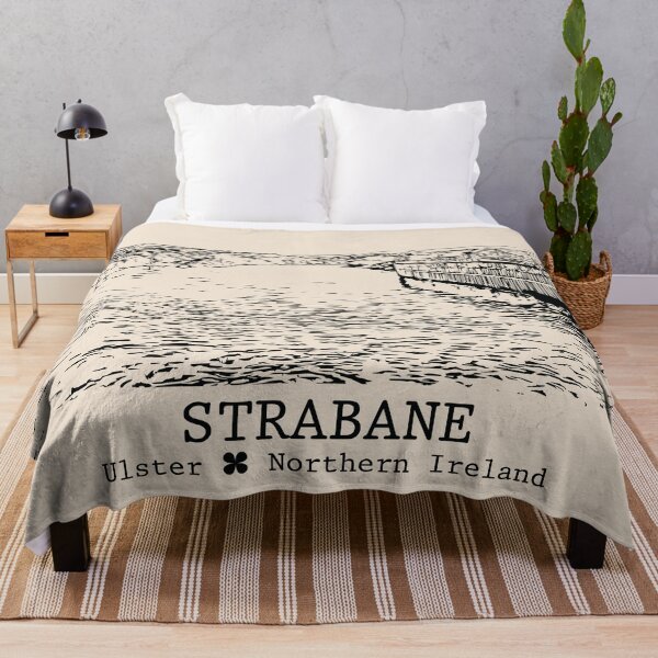Item preview, Strabane NI - Vintage Ink Cityscape designed and sold by Lakeric.