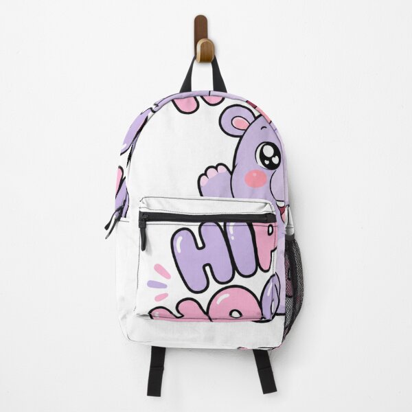 Item preview, Hip Hip Hooray Cute Kawaii Hippo designed and sold by BoosterShop.