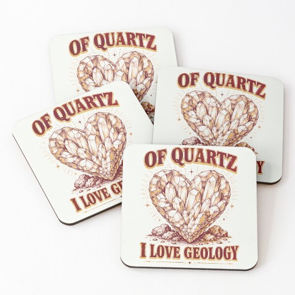 Item preview, Of Quartz I Love Geology Crystal Heart Pun designed and sold by Victor Shadehorn.