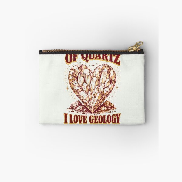 Item preview, Of Quartz I Love Geology Crystal Heart Pun designed and sold by Victor Shadehorn.