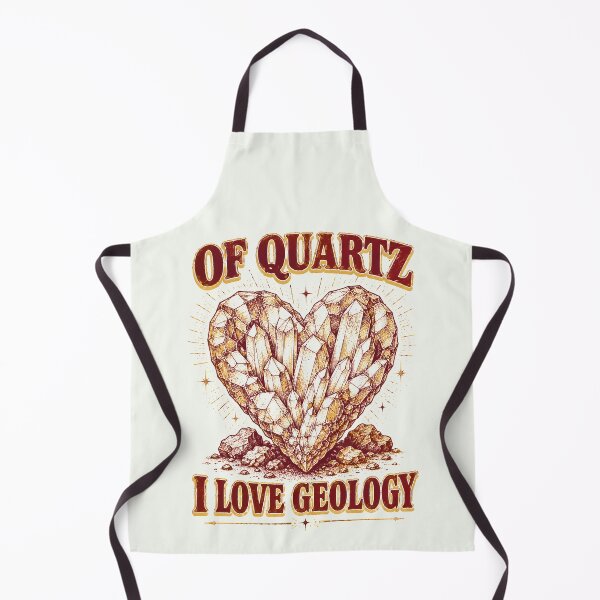 Item preview, Of Quartz I Love Geology Crystal Heart Pun designed and sold by Victor Shadehorn.