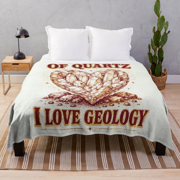 Item preview, Of Quartz I Love Geology Crystal Heart Pun designed and sold by Victor Shadehorn.