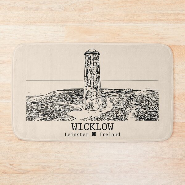 Item preview, Wicklow IRL - Vintage Ink Cityscape designed and sold by Lakeric.