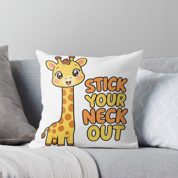 Item preview, Stick Your Neck Out Cute Kawaii Giraffe designed and sold by BoosterShop.