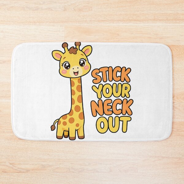 Item preview, Stick Your Neck Out Cute Kawaii Giraffe designed and sold by BoosterShop.