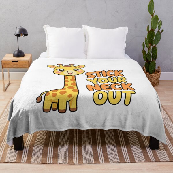 Item preview, Stick Your Neck Out Cute Kawaii Giraffe designed and sold by BoosterShop.