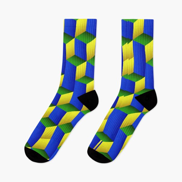 Item preview, 3D Isometric Cubes Geometric Pattern designed and sold by pinkal.