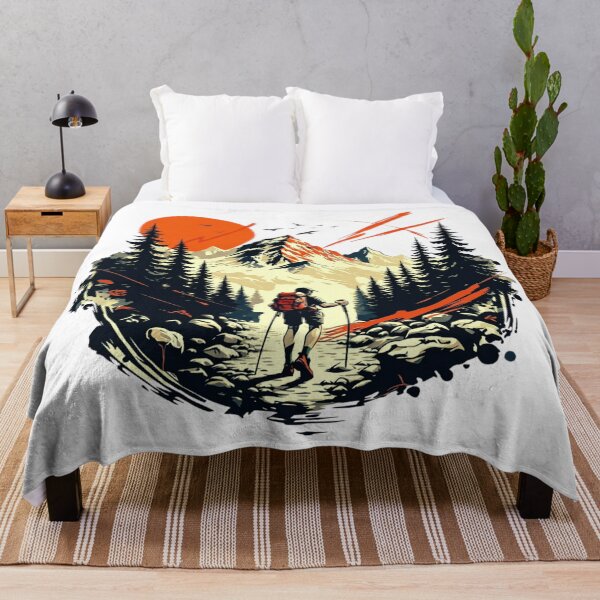 Item preview, Orange Sun Mountain Hike – Adventure Explorer Design designed and sold by GabeMountainArt.