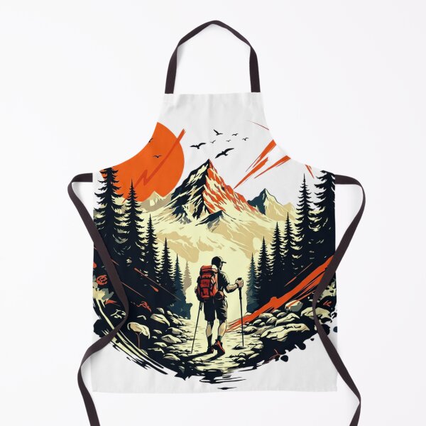 Item preview, Orange Sun Mountain Hike – Adventure Explorer Design designed and sold by GabeMountainArt.
