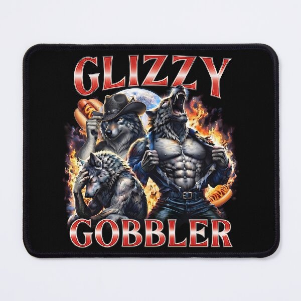 Item preview, Funny Glizzy Gobbler Three Wolves Moon Hot Dog Lover Meme designed and sold by AdolphGarnerArt.