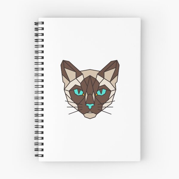 Item preview, Geometric Siamese Cat designed and sold by AnimalsKnowAll.