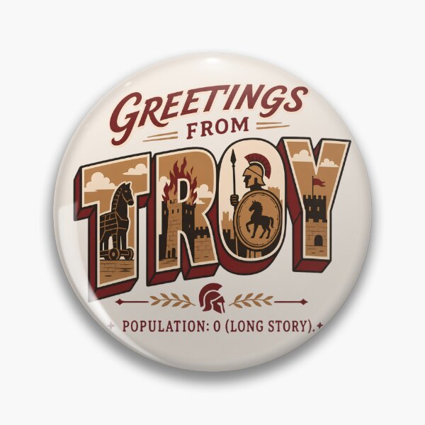 Item preview, Greetings from Troy designed and sold by Caring Hearts.