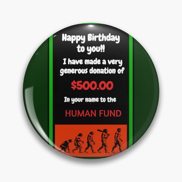 Item preview, Funny Human Fund Birthday Card  designed and sold by Halifaxartguy.