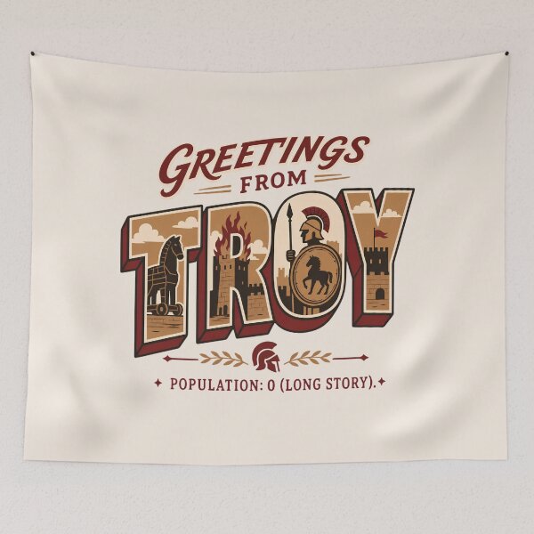Item preview, Greetings from Troy designed and sold by Caring Hearts.