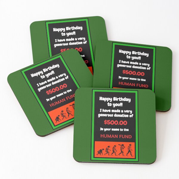 Item preview, Funny Human Fund Birthday Card  designed and sold by Halifaxartguy.