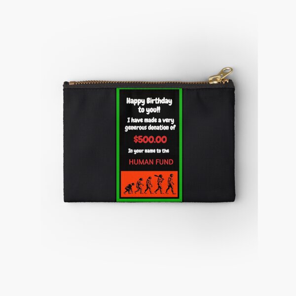 Item preview, Funny Human Fund Birthday Card  designed and sold by Halifaxartguy.