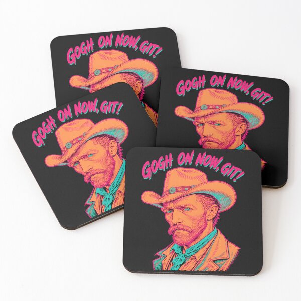 Item preview, Gogh On Now Git Neon Cowboy Artist Pun designed and sold by Victor Shadehorn.