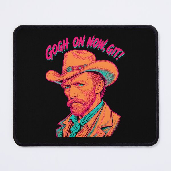 Item preview, Gogh On Now Git Neon Cowboy Artist Pun designed and sold by Victor Shadehorn.