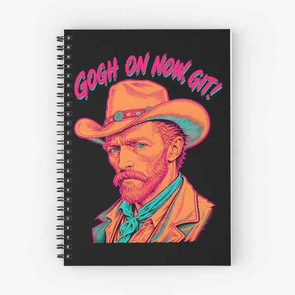 Item preview, Gogh On Now Git Neon Cowboy Artist Pun designed and sold by Victor Shadehorn.