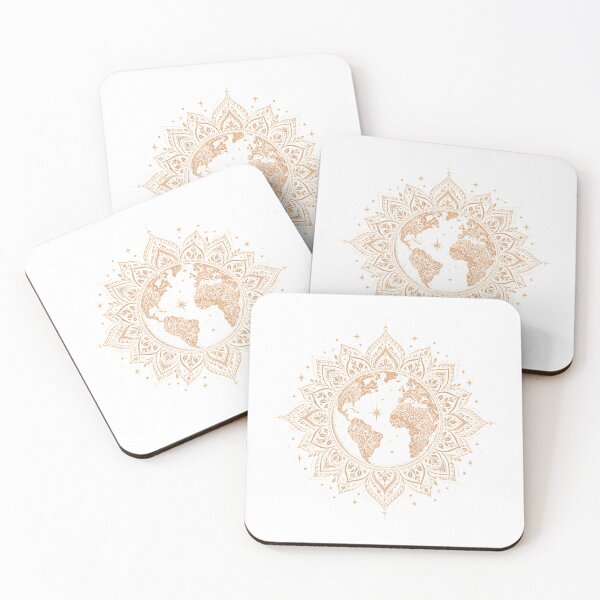 Item preview, Earth Mandala | Celestial Planet Line Art Design designed and sold by CalmMandala.