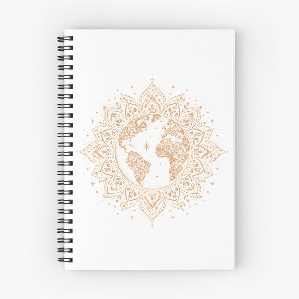 Item preview, Earth Mandala | Celestial Planet Line Art Design designed and sold by CalmMandala.