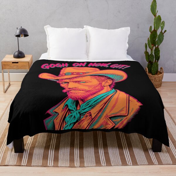 Item preview, Gogh On Now Git Neon Cowboy Artist Pun designed and sold by Victor Shadehorn.