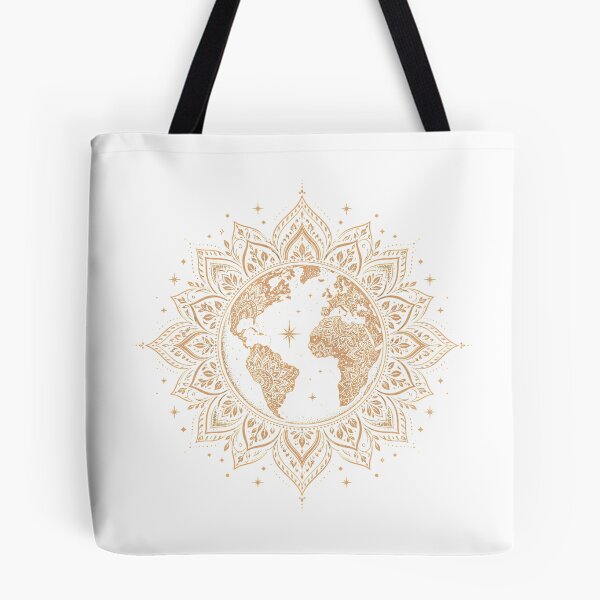 Item preview, Earth Mandala | Celestial Planet Line Art Design designed and sold by CalmMandala.