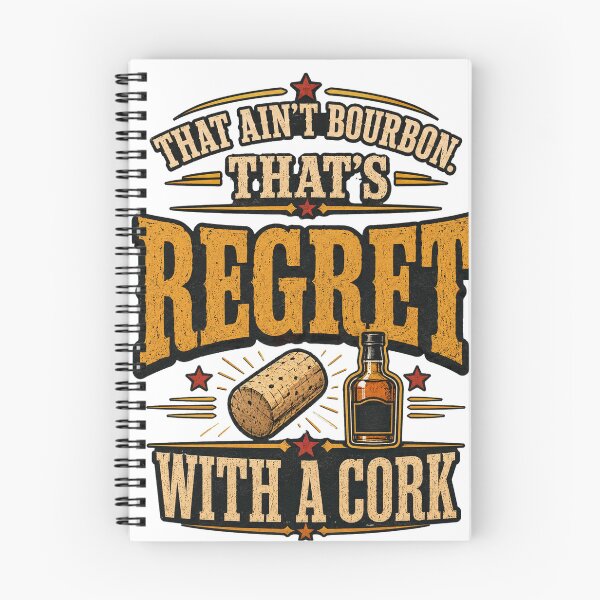 Item preview, That Ain’t Bourbon — That’s Regret With a Cork designed and sold by HenryJames, LLC.