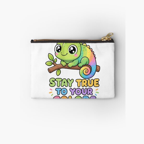 Artikelvorschau, Stay True To Your Colors Kawaii Chamaeleon entworfen und verkauft von BoosterShop.