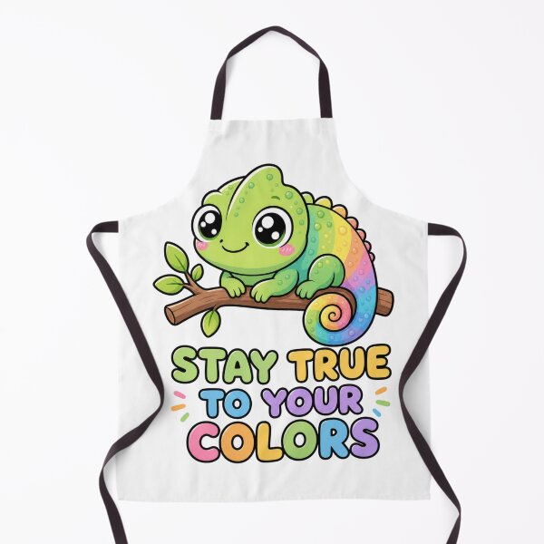 Item preview, Stay True To Your Colors Kawaii Chamaeleon designed and sold by BoosterShop.