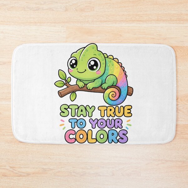 Item preview, Stay True To Your Colors Kawaii Chamaeleon designed and sold by BoosterShop.