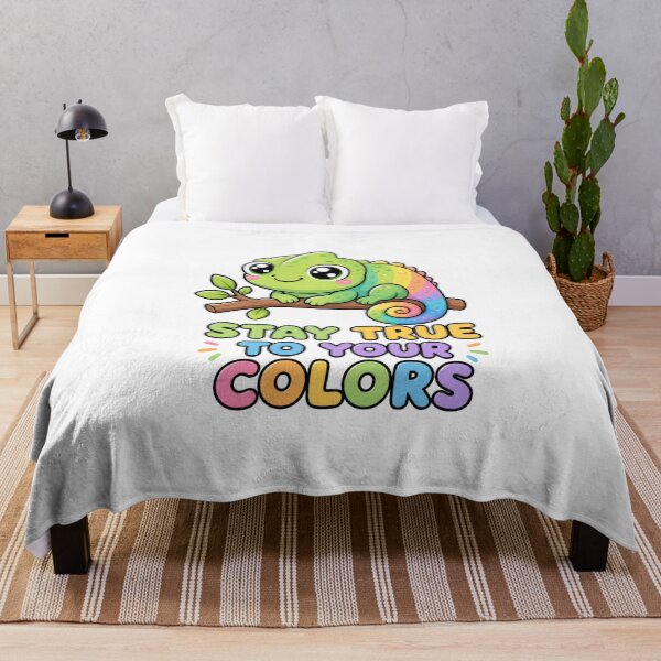Item preview, Stay True To Your Colors Kawaii Chamaeleon designed and sold by BoosterShop.