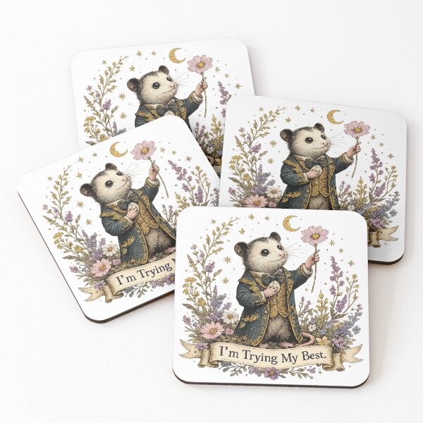 Item preview, I’m Trying My Best Possum in a Fancy Vintage Suit designed and sold by TT Design & Creative Studio.