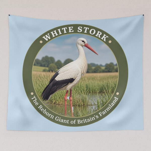 Item preview, WHITE STORK  -- The Reborn Giant of Britain’s Farmland designed and sold by The Digital Compass.