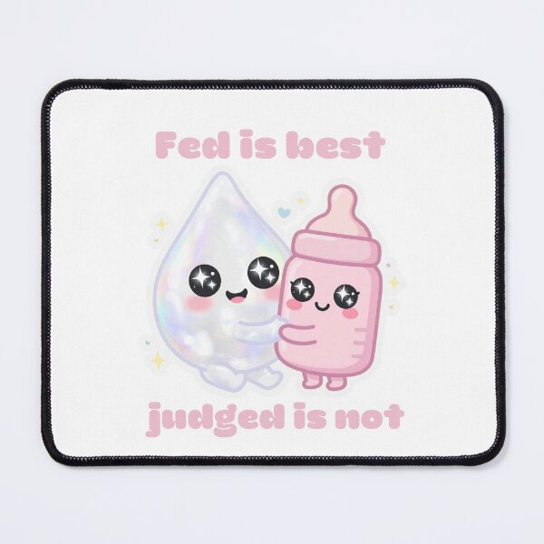 Item preview, Fed Is Best Judged Is Not Lactation Consultant Kawaii Breast Milk IBCLC designed and sold by Neurospicy Trolls.