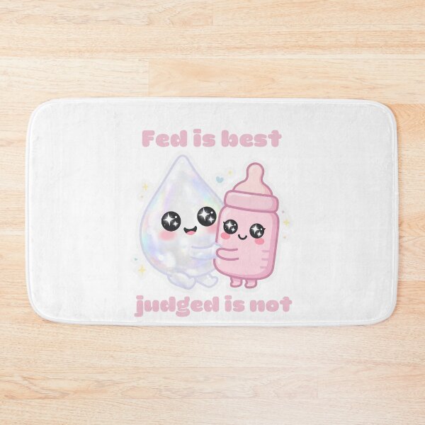 Item preview, Fed Is Best Judged Is Not Lactation Consultant Kawaii Breast Milk IBCLC designed and sold by Neurospicy Trolls.