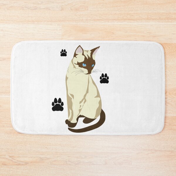 Item preview, Elegant Siamese Cat with Blue Eyes | Minimalist Cat Lover Gift Design designed and sold by InterPL.