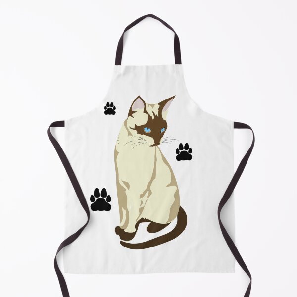 Item preview, Elegant Siamese Cat with Blue Eyes | Minimalist Cat Lover Gift Design designed and sold by InterPL.