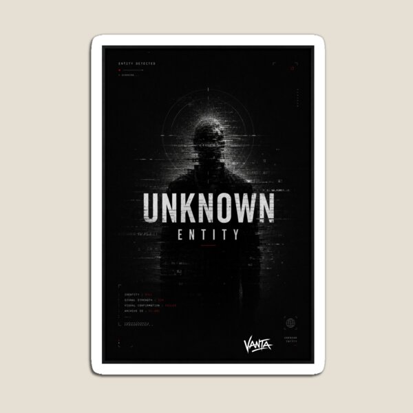 Item preview, UNKNOWN ENTITY | Dark Surreal Wall Art Print | Mysterious Abstract Poster designed and sold by VANTALAB.