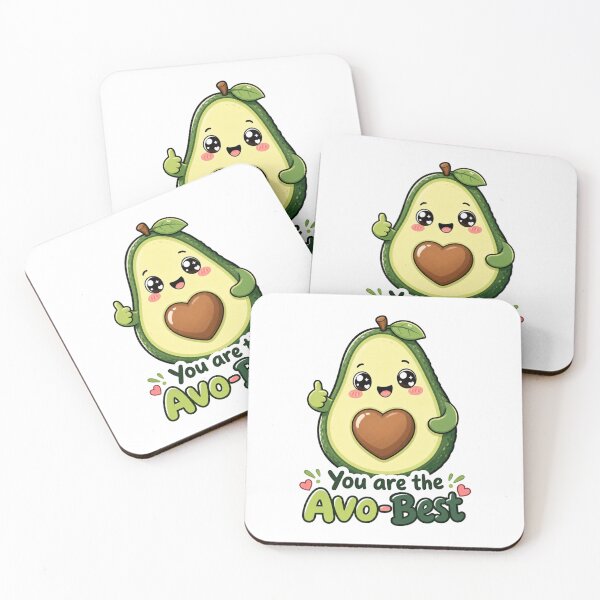 Item preview, You're the Avo-Best Cute Avocado Kawaii designed and sold by BoosterShop.