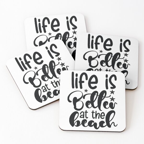 Item preview, Life Is Better At The Beach - Summer Quotes Retro Vintage Aesthetic Beach Lover Gift designed and sold by FuzionRaptor.